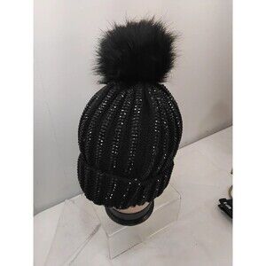 Black Blinged women Skull hat cap